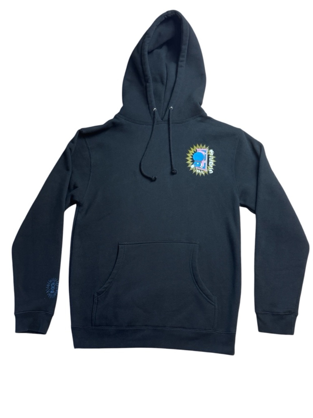Doraemon Cotton Fleece Graphic Print Hoodie Pullover Men's Small Preowned